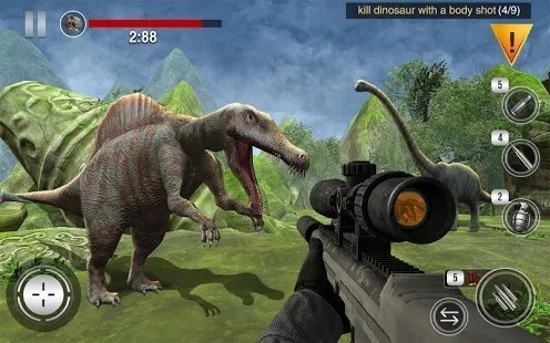真正的恐龙狩猎